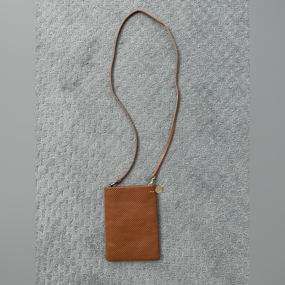 Clare V Leather Poche Cuoio Perf - Picture 5 of 14